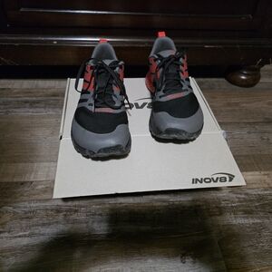Inov-8 Black and Red Trail Running Shoes